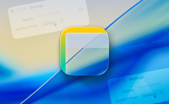 macOS • Apple enlève la barre des menus dans macOS 26, Glassbar la rajoute (actualisé)