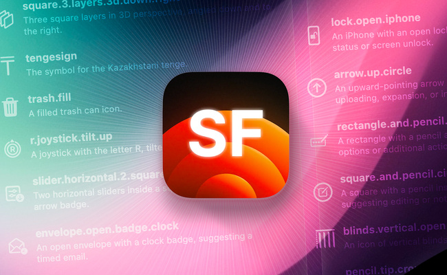macOS • Retrouvez et copiez rapidement des pictos de la police San Francisco