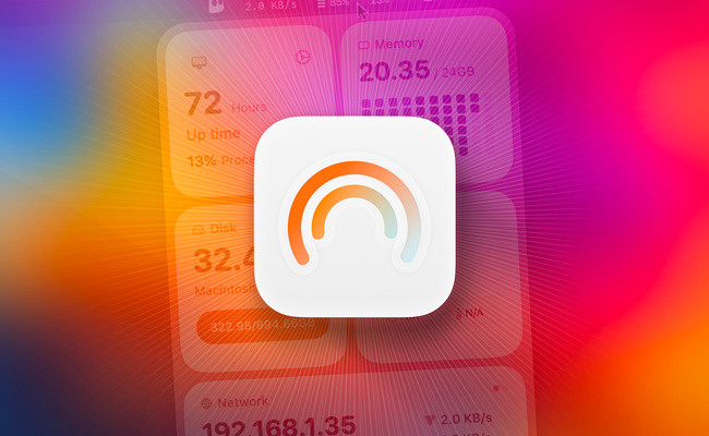 macOS • Affichez un moniteur d’activité système gratuit dans la barre des menus