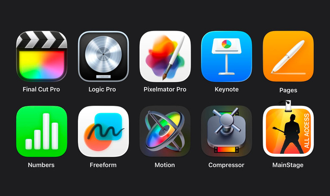 Les applications avec leurs icônes précédentes…